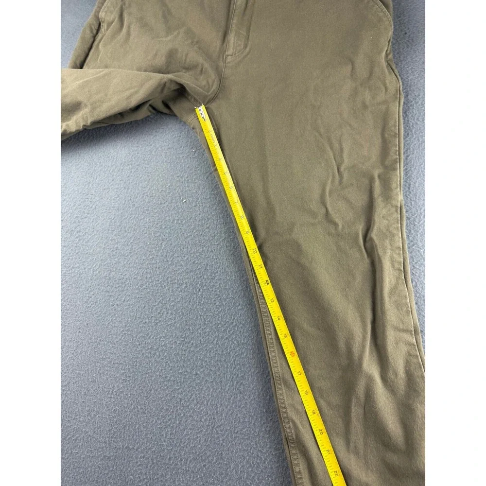 Mugsy Pants Men's 36x29* Olives Army Green Chino Stretch Regular Straight Casual